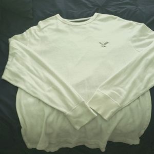 American Eagle White Sweater